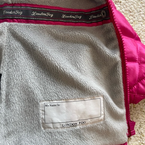 EUC London Fog quilted light jacket! sz 3t soft inside - Picture 8 of 10